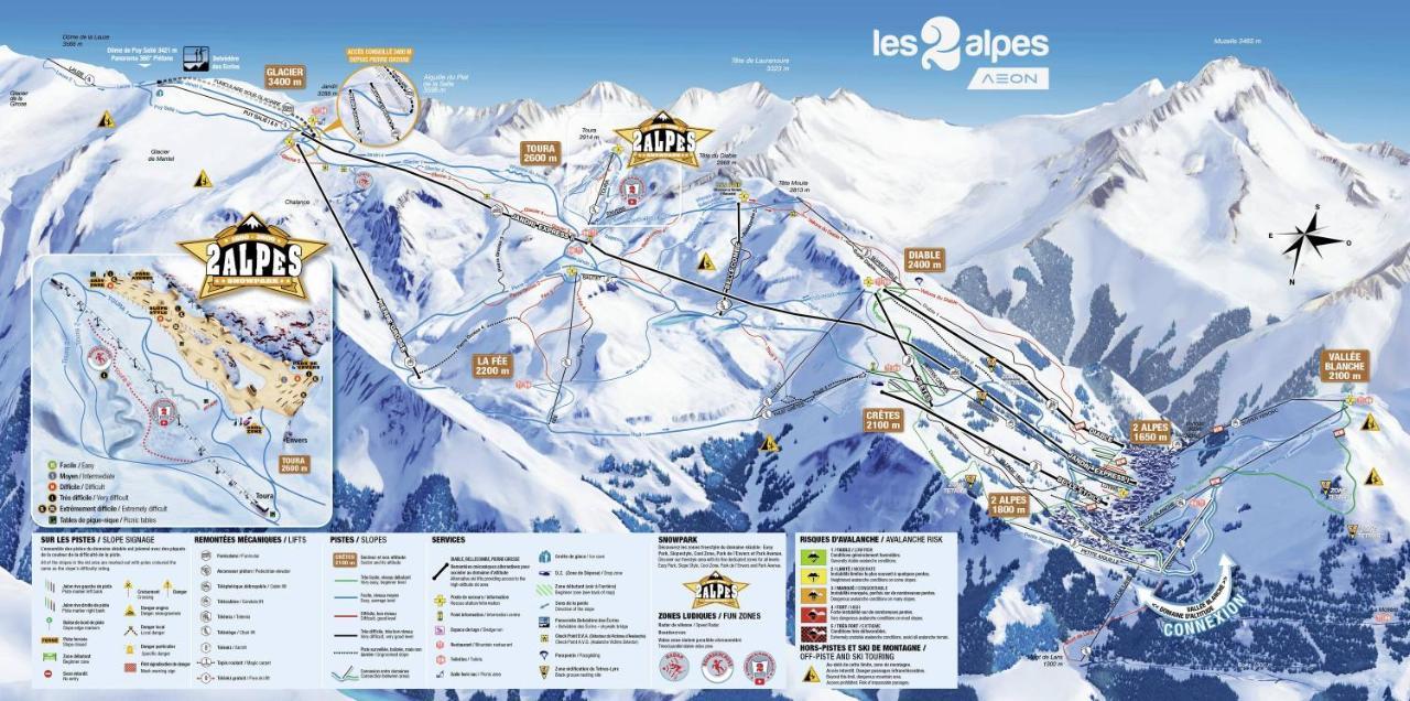 Studio Pied Des Pistes 4 Personnes Les Deux Alpes Exterior photo